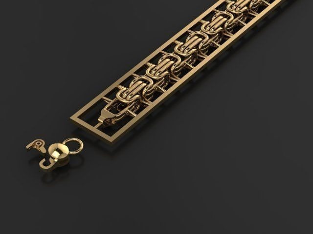 One piece fusion  is cast directly 3D print king chain 3D print model