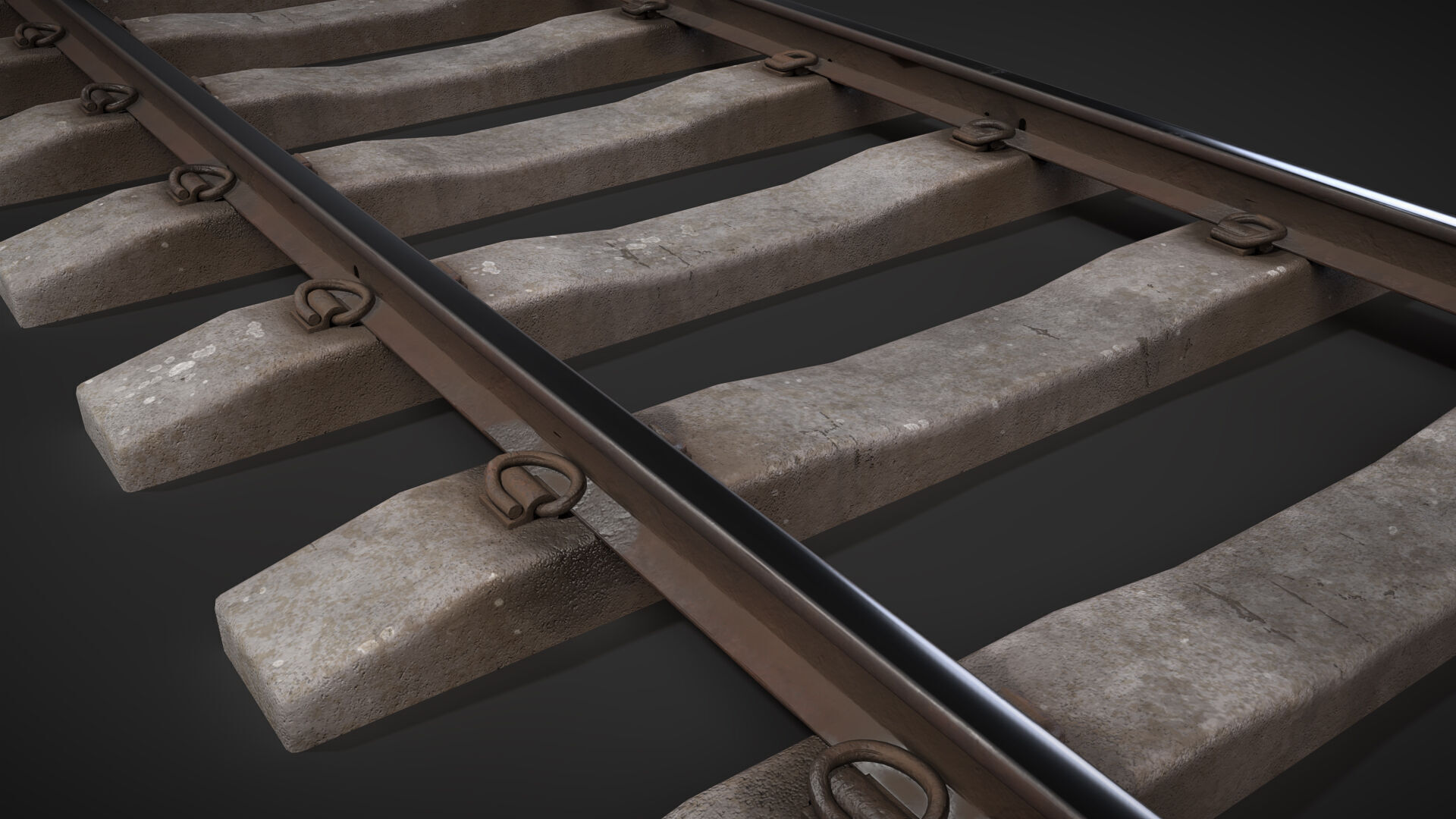 Indian Railway Props Pack  Low-poly 3D model_12