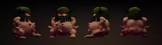 Sassy Germ Baby Free 3D print model