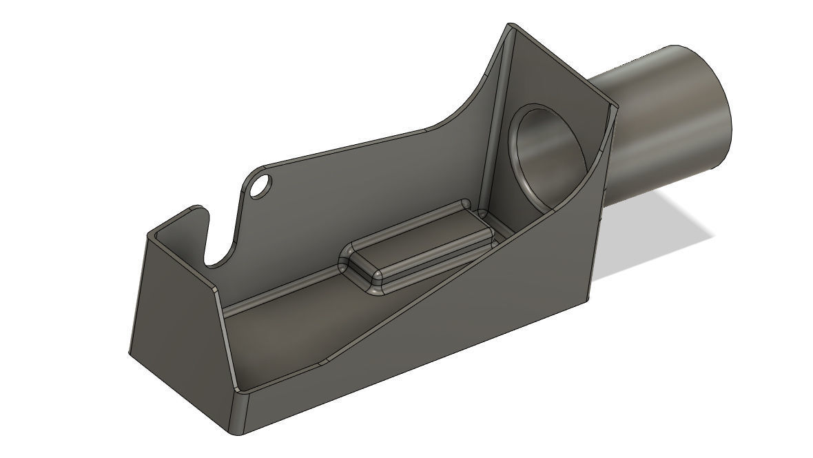 Accessories set for mini belt grinder 3D print model_3