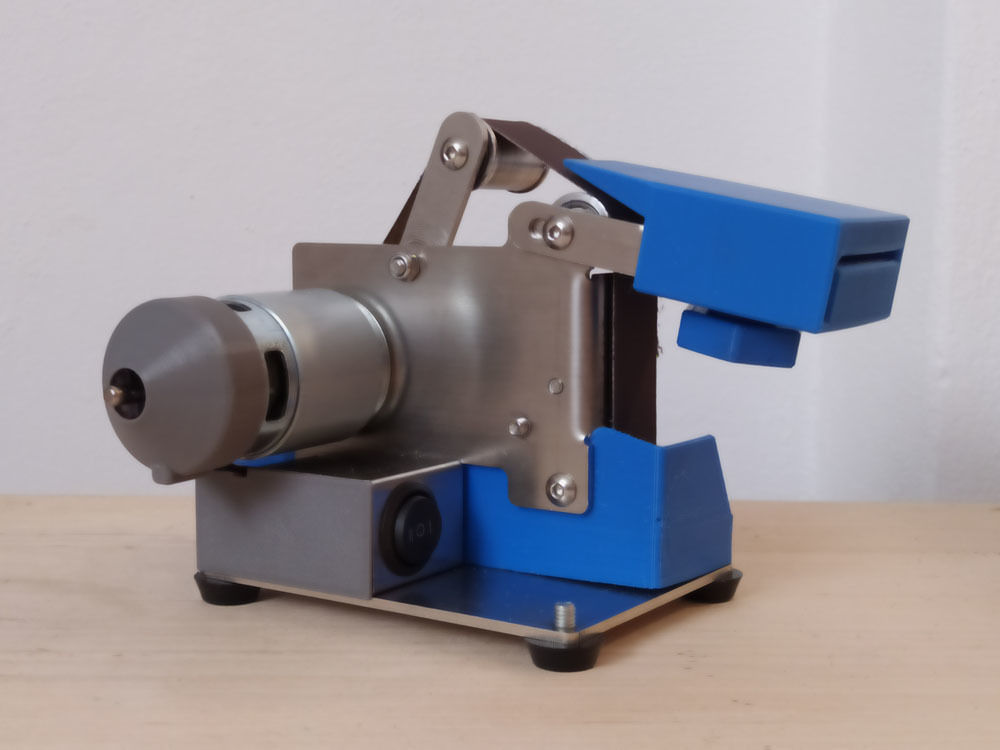 Accessories set for mini belt grinder 3D print model_7