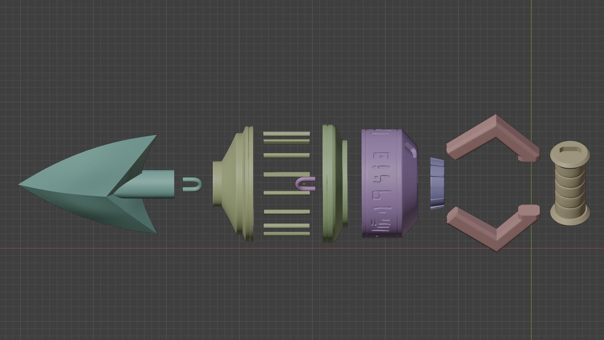 Links Hookshot From Hyrule Warriors 3D print model_7