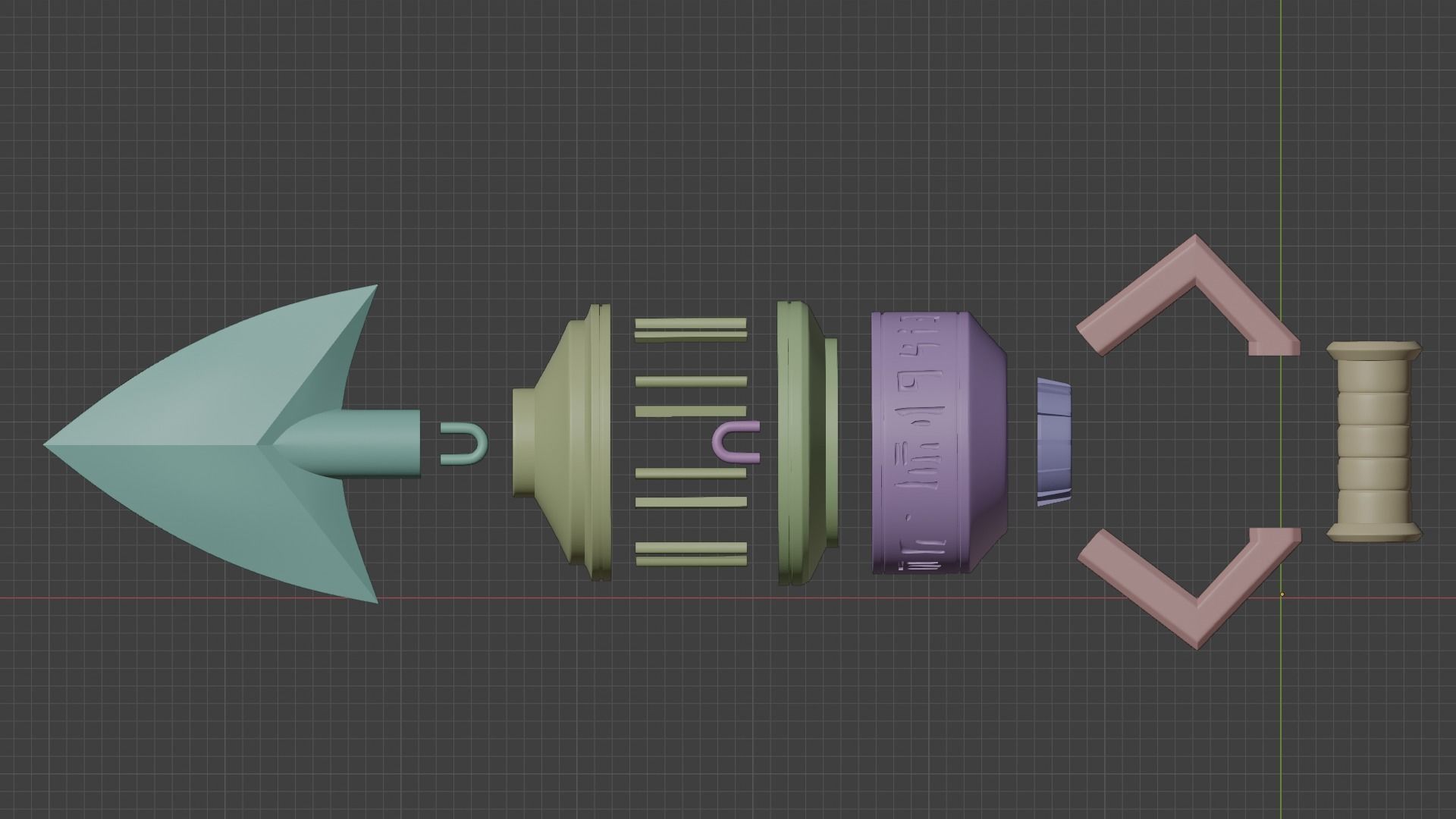 Links Hookshot From Hyrule Warriors 3D print model_6