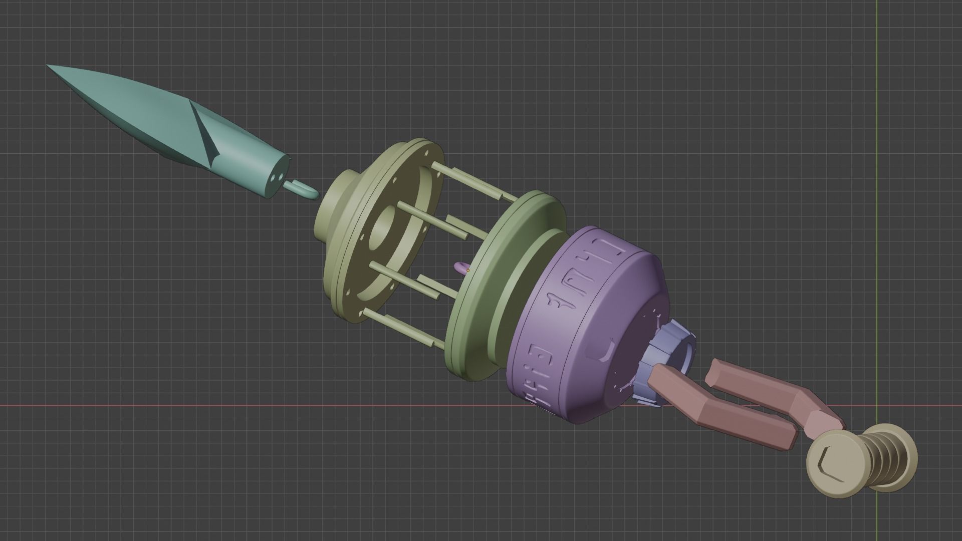 Links Hookshot From Hyrule Warriors 3D print model_5