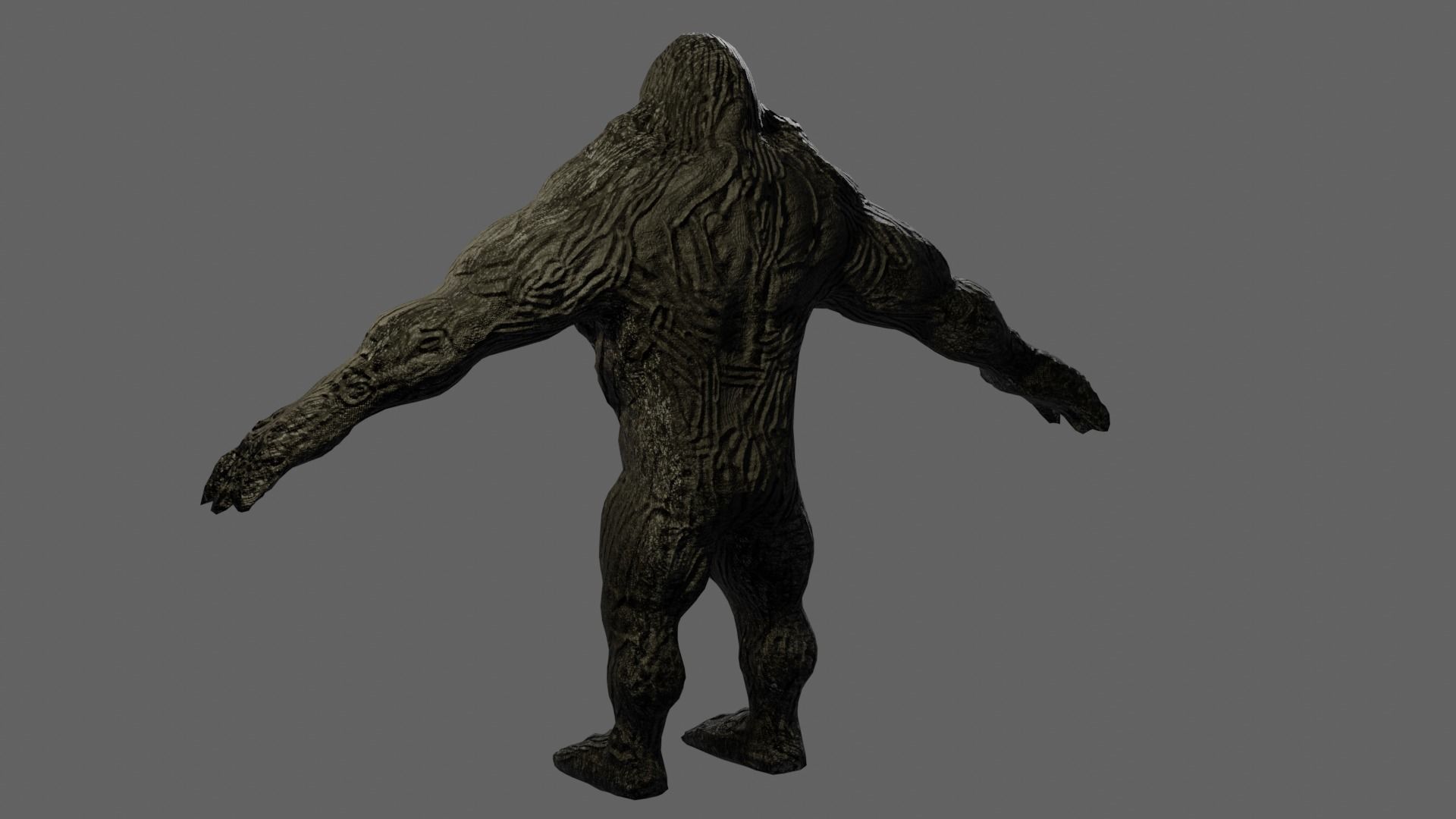 Hellbound Monster  Low-poly 3D model_2