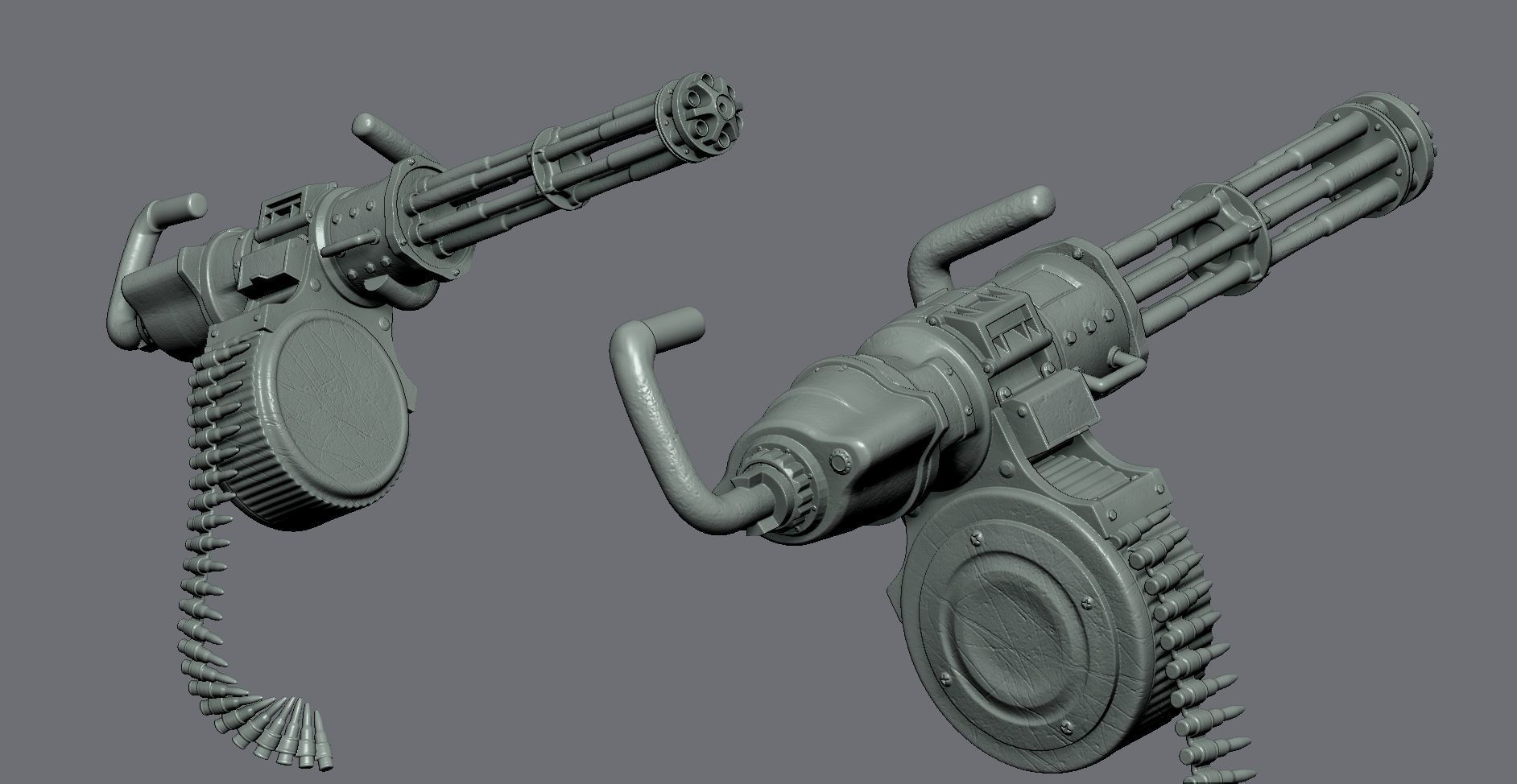 Punisher statue of man 3D print model_10