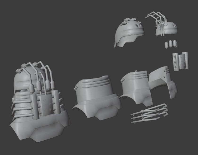 Helmet All For One 3D print model_12