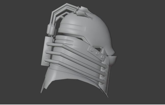 Helmet All For One 3D print model_8