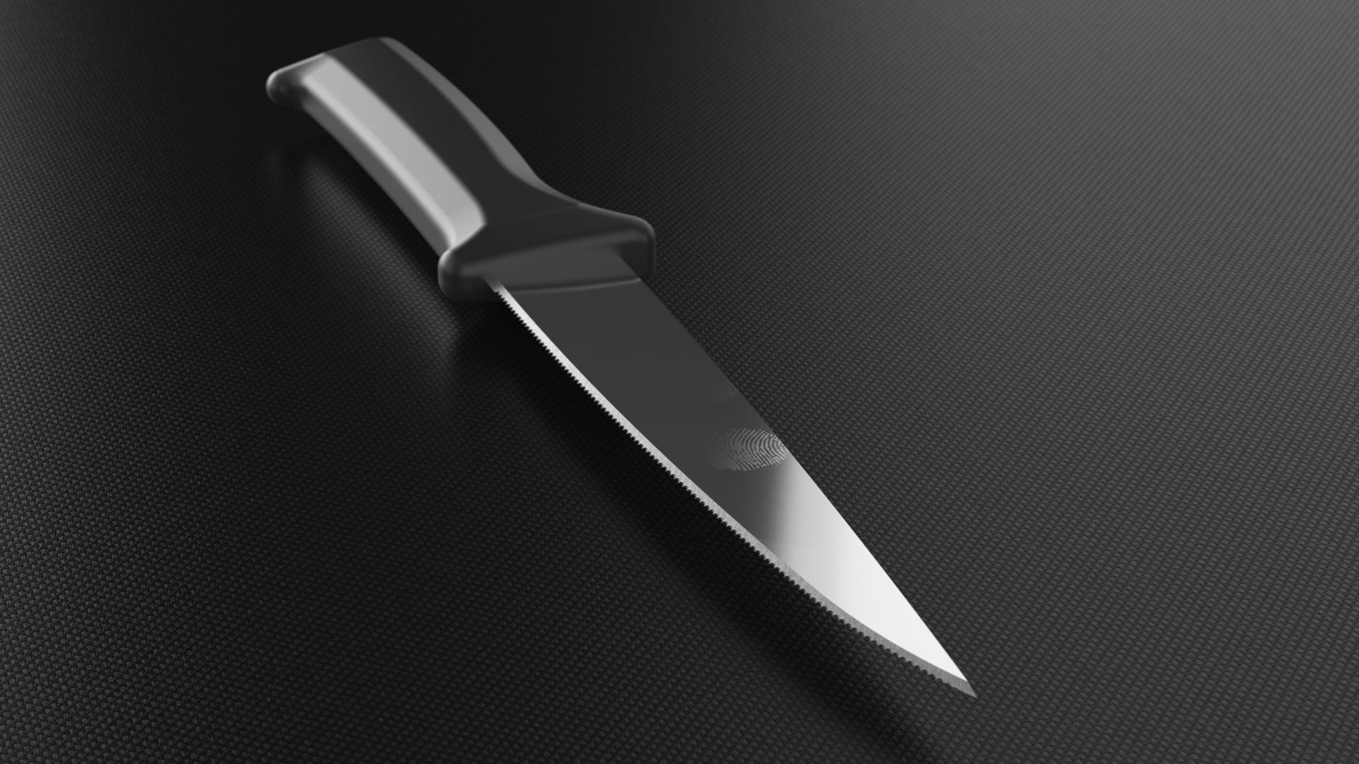 Knife 3D model_1