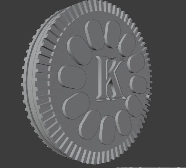 The biscuits are soft delicious king 3D model_8