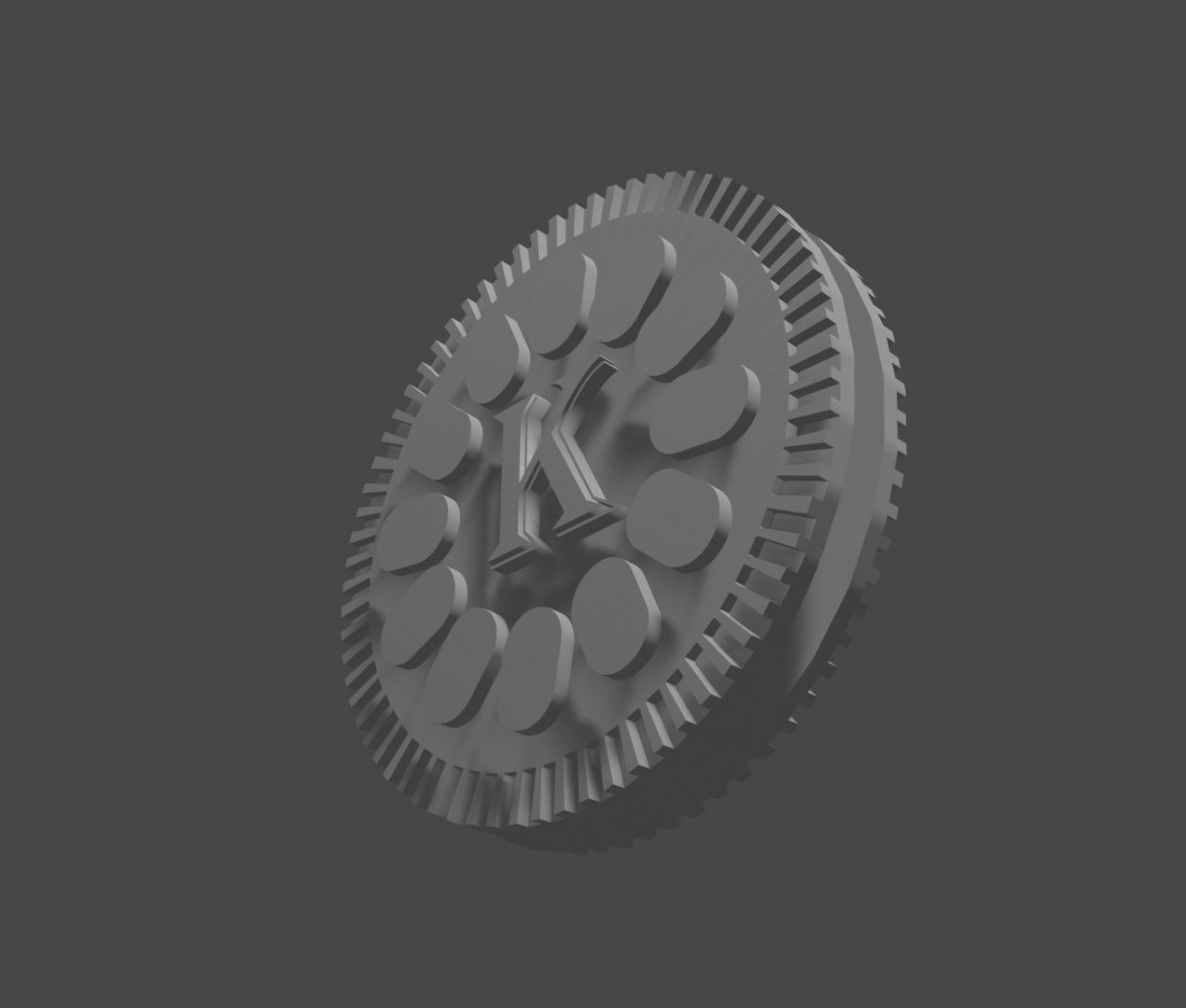 The biscuits are soft delicious king 3D model_5