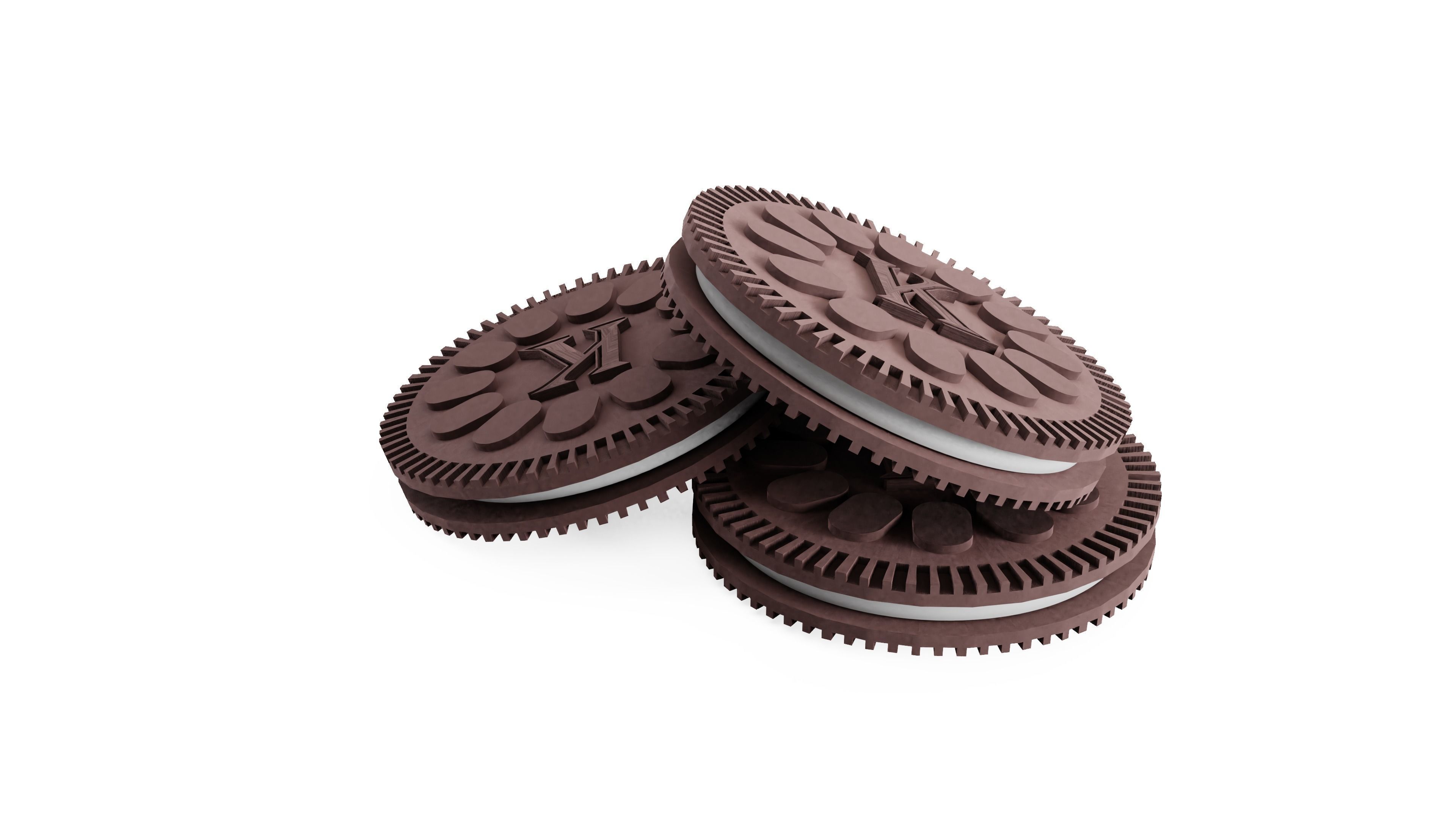 The biscuits are soft delicious king 3D model_3