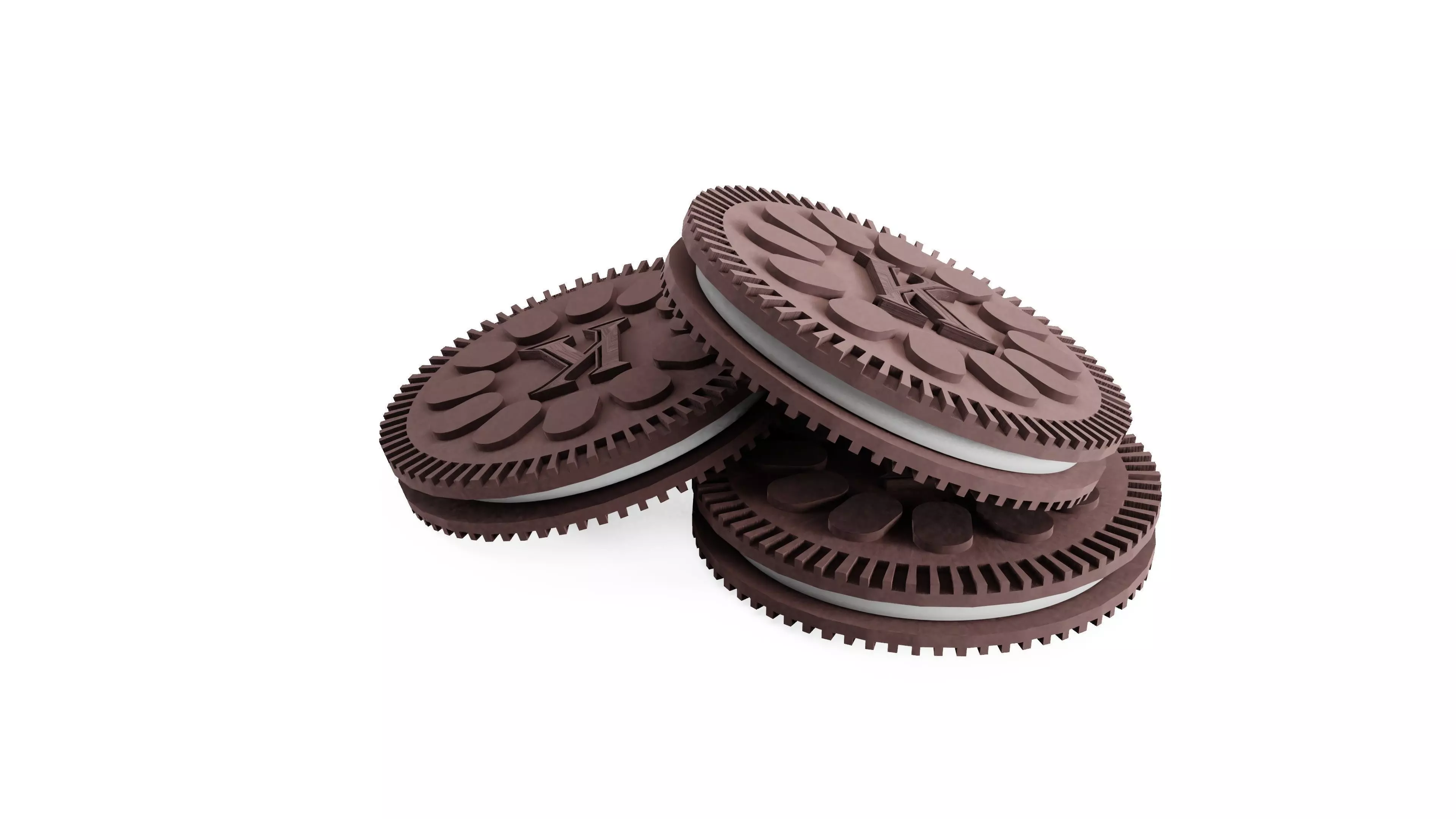 The biscuits are soft delicious king 3D model_0