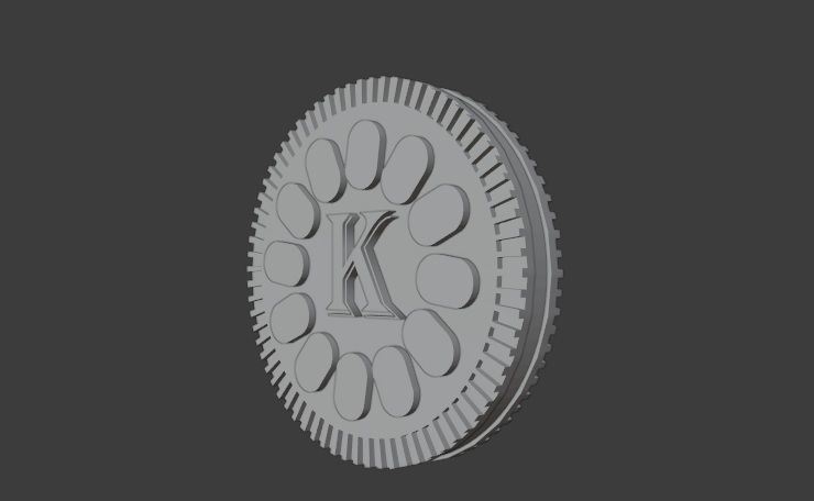 The biscuits are soft delicious king 3D model_7
