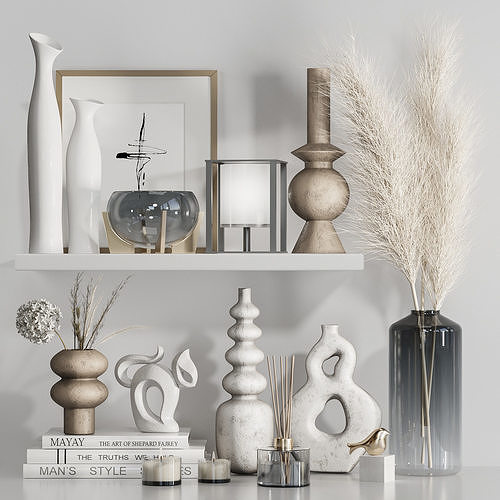 Decorative set04 3D model