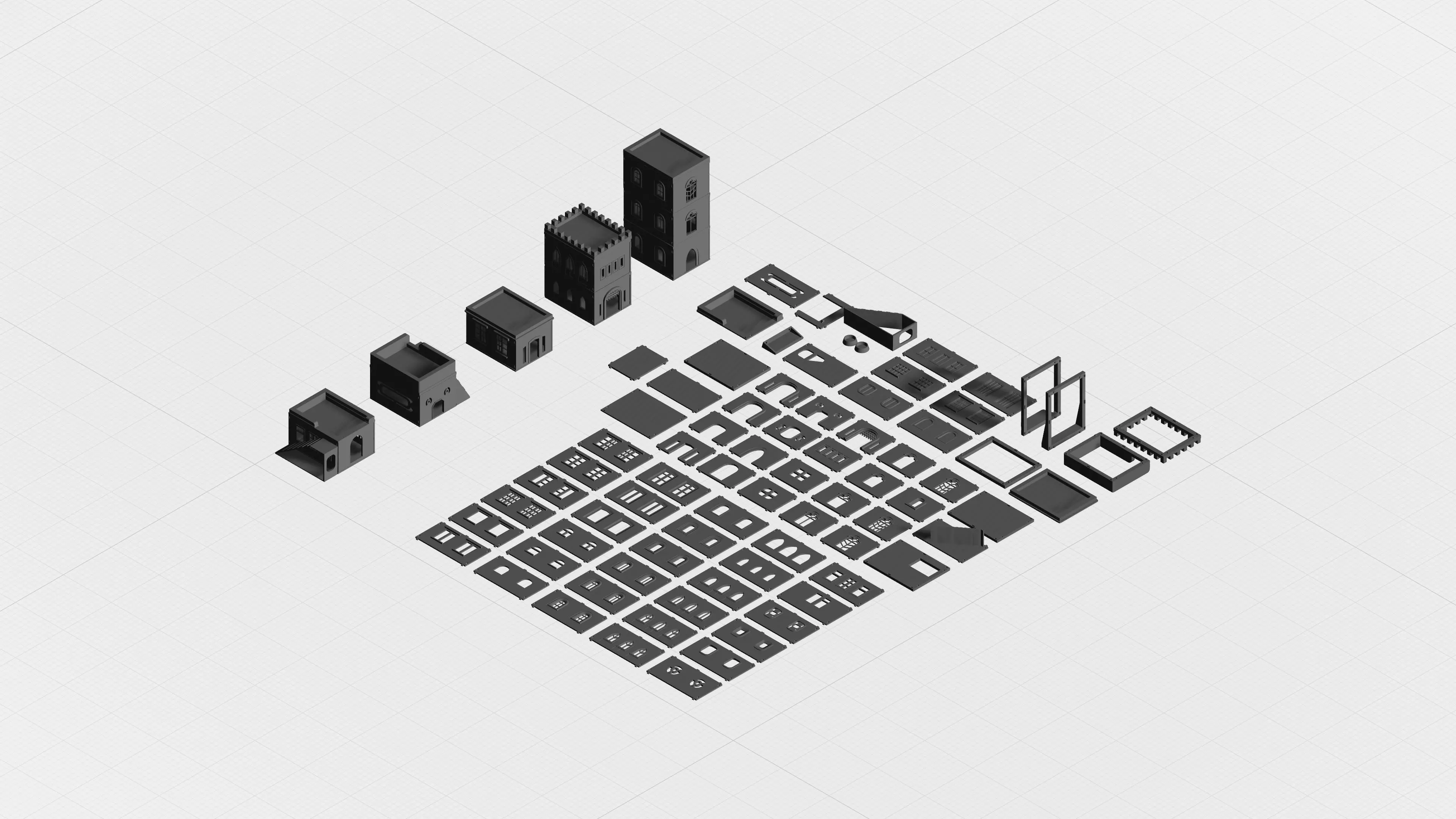 Combined construction of a house for rodents 3D print model