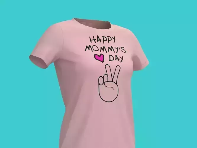 3d mothers day t-shirt