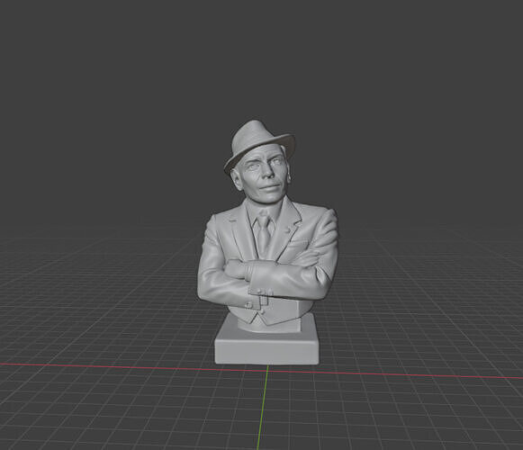 Frank Sinatra 3D print model