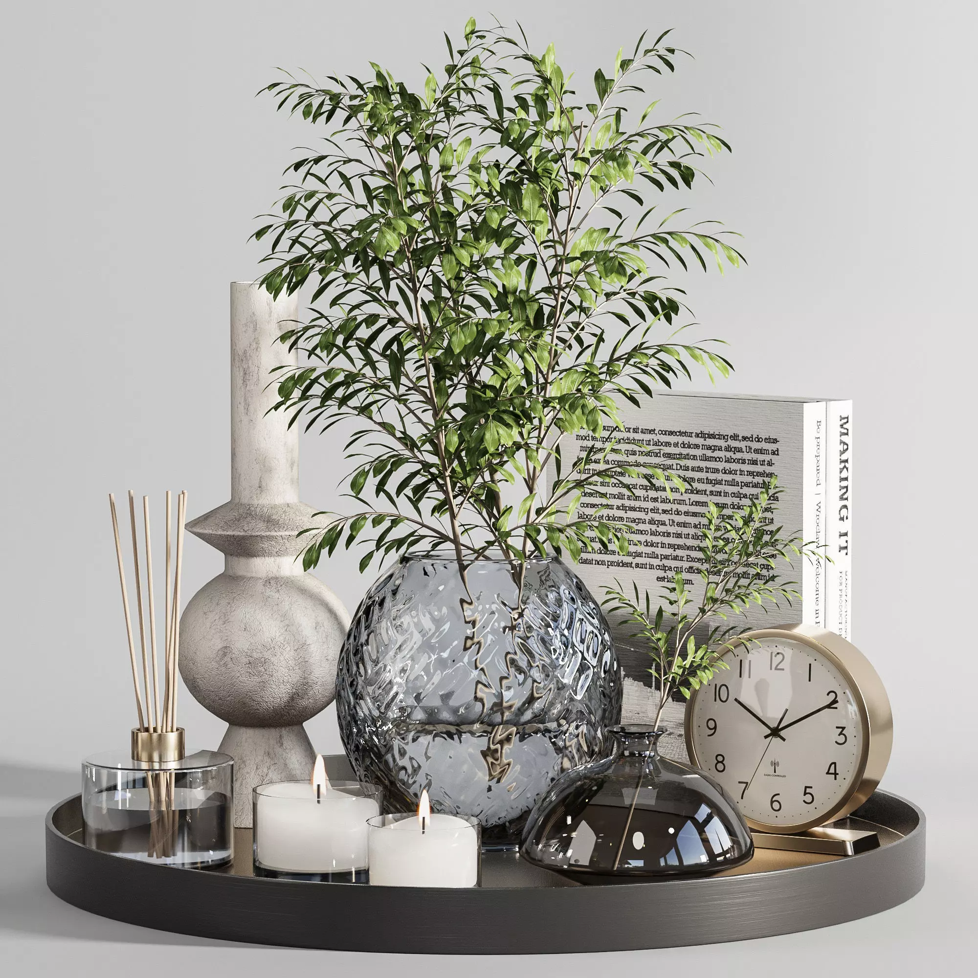 Decorative set05 3D model_0