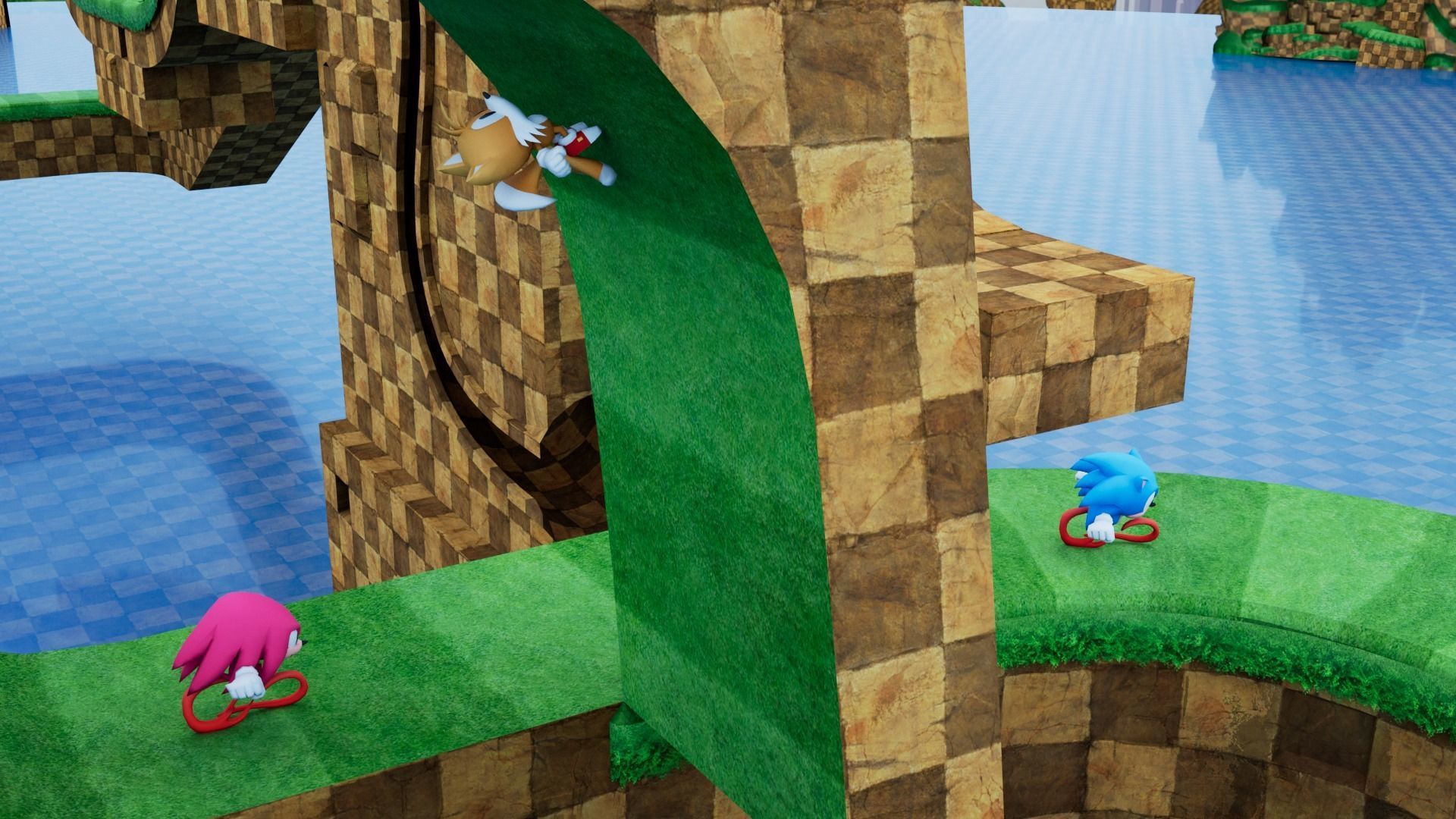 Sonic BUILDER Low-poly 3D model_21