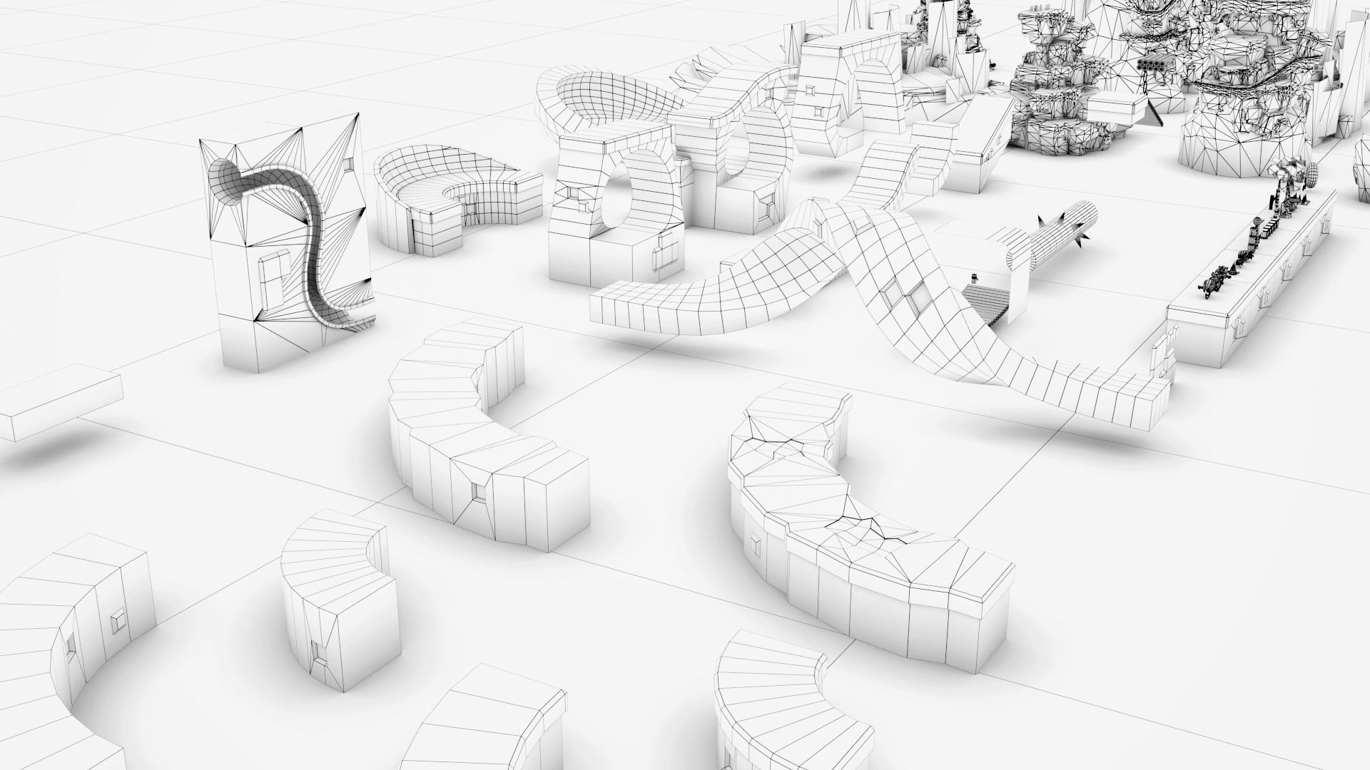 Sonic BUILDER Low-poly 3D model_28