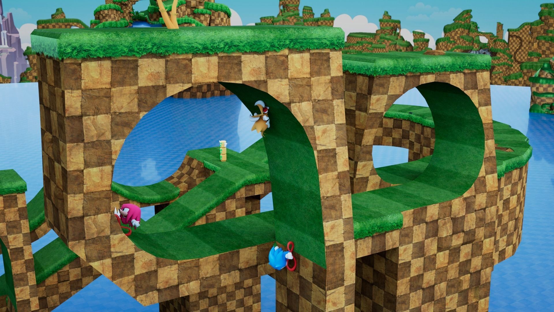 Sonic BUILDER Low-poly 3D model_24