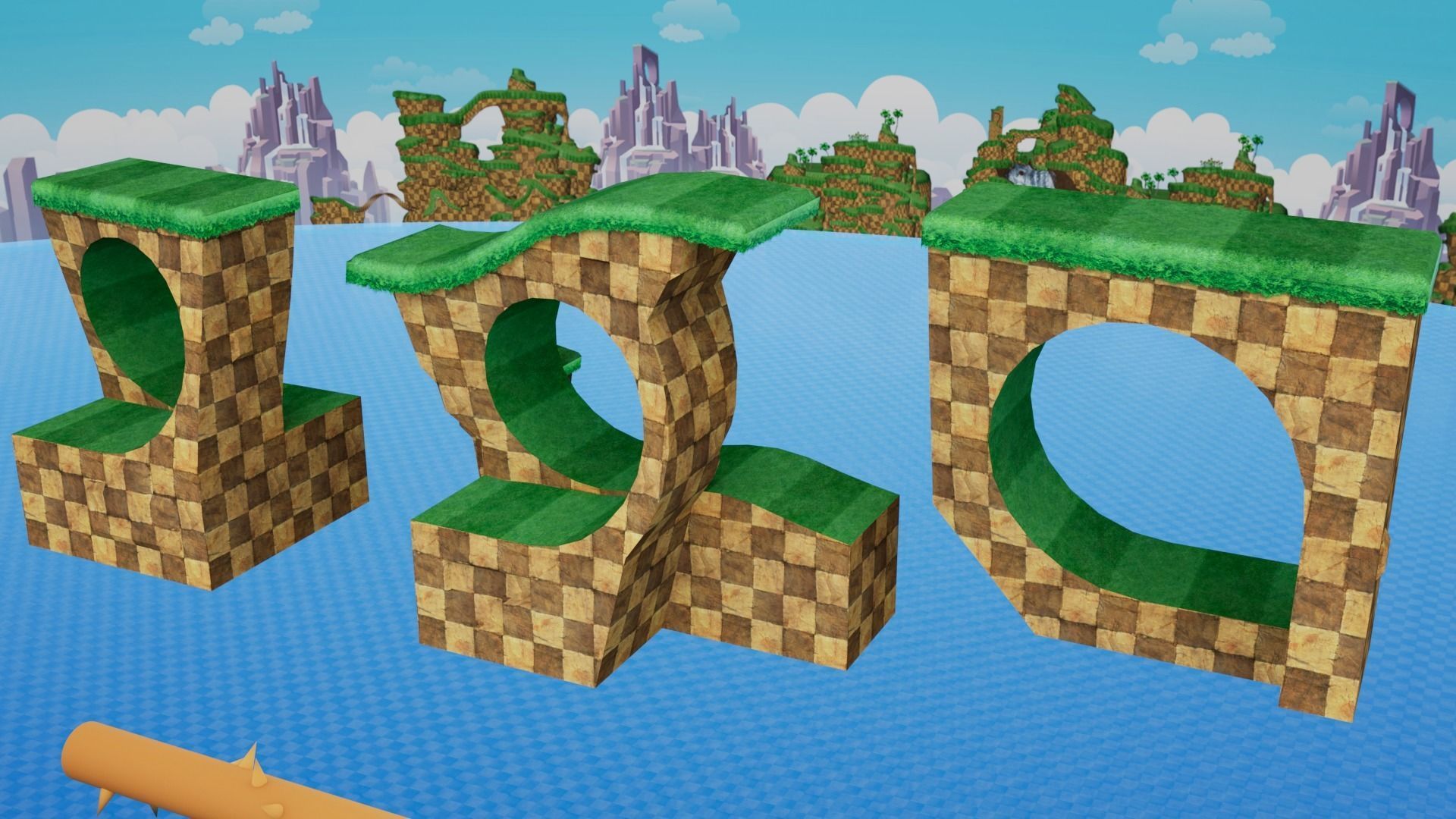 Sonic BUILDER Low-poly 3D model_18