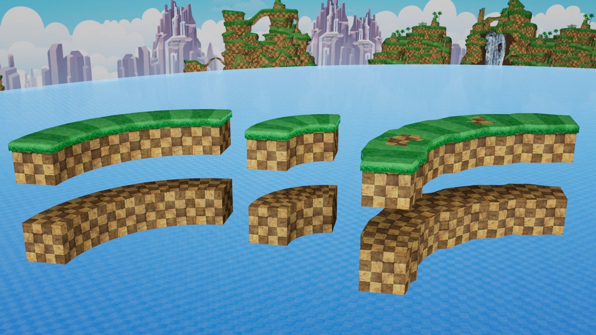 Sonic BUILDER Low-poly 3D model_20