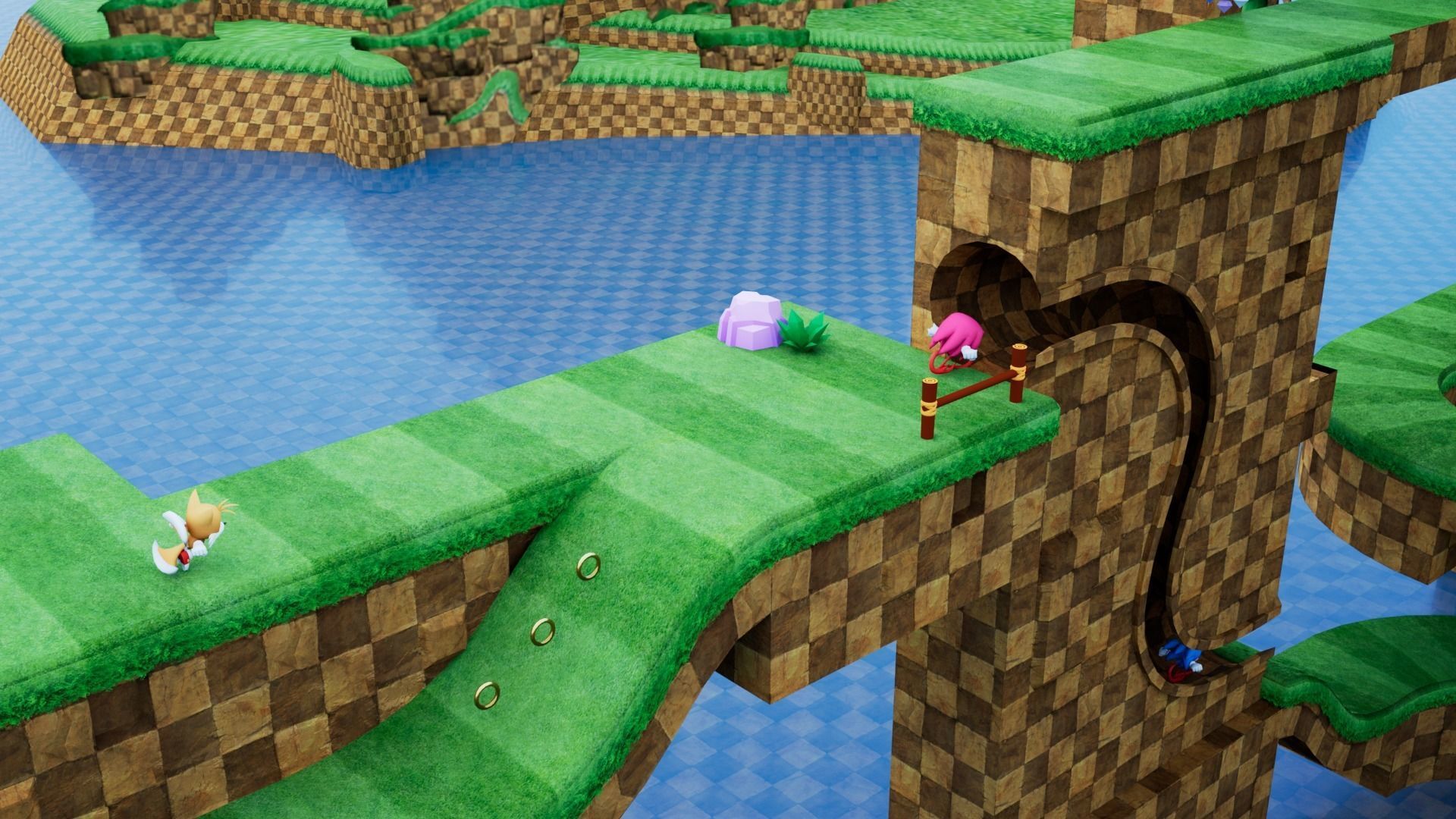 Sonic BUILDER Low-poly 3D model_23