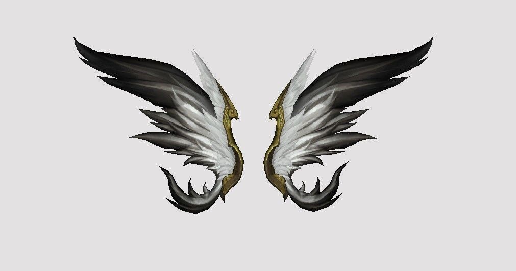 Royal Wing Low-poly 3D model_2