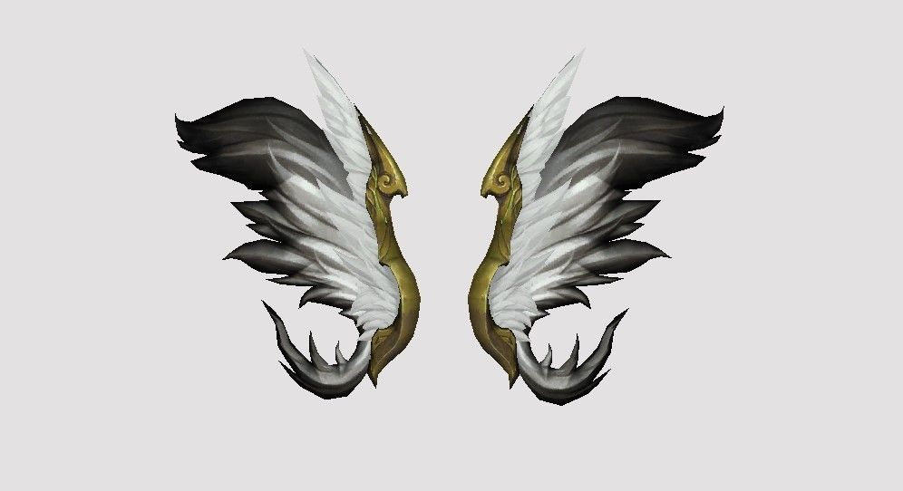 Royal Wing Low-poly 3D model_23