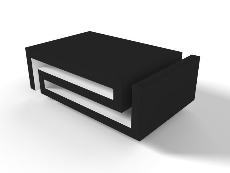 Desk 3d model box Free low-poly 3D model_4