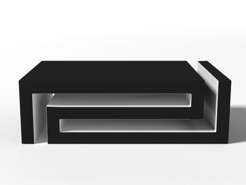 Desk 3d model box Free low-poly 3D model_2