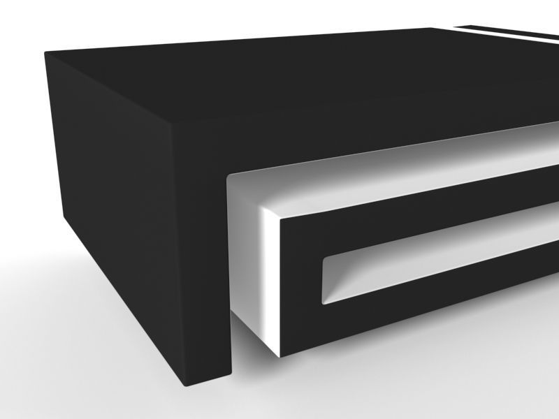 Desk 3d model box Free low-poly 3D model_8