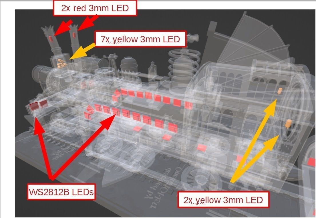 Back to the Future - Jules Verne Time Train 3D print model_14