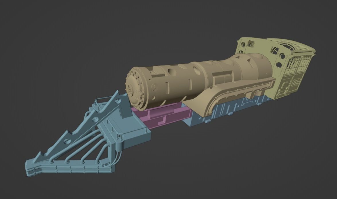 Back to the Future - Jules Verne Time Train 3D print model_10