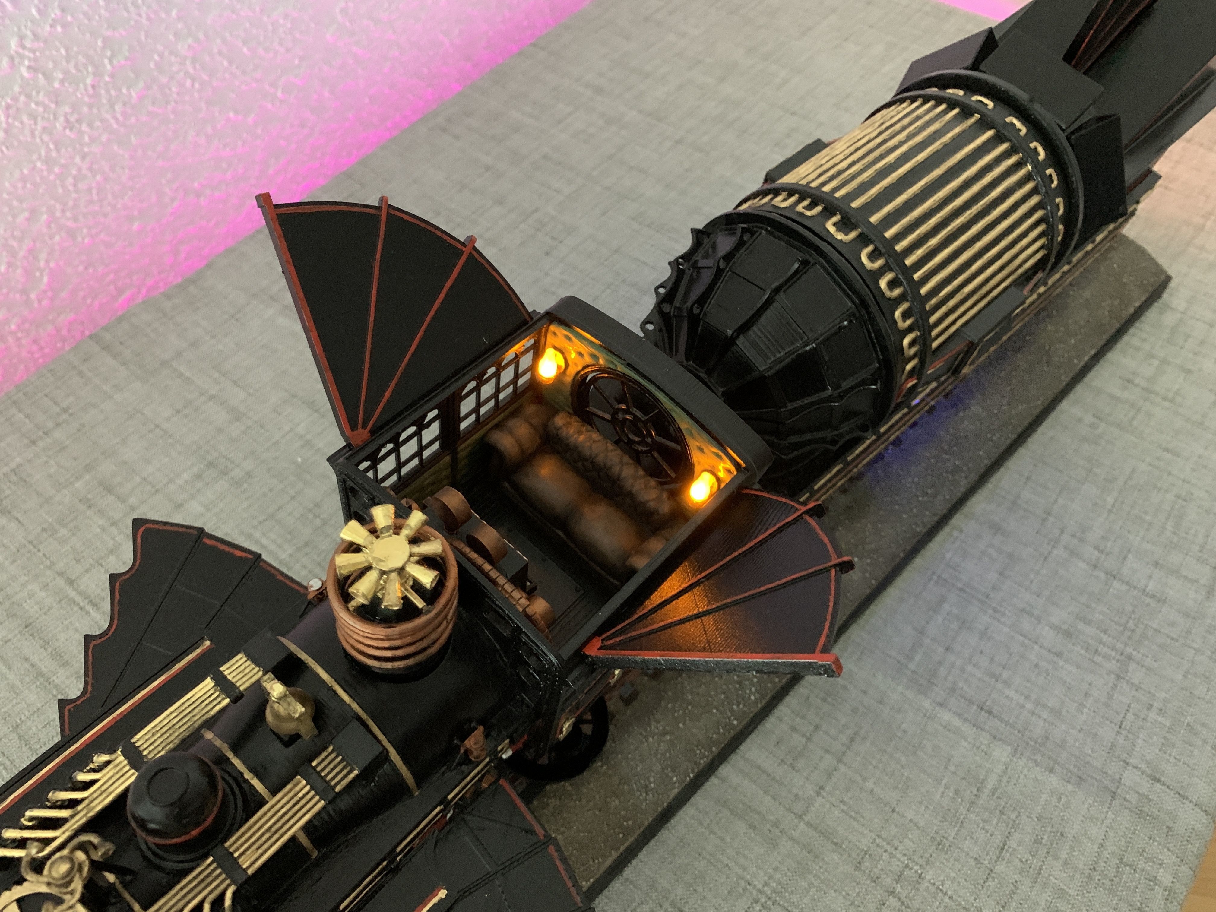 Back to the Future - Jules Verne Time Train 3D print model_8