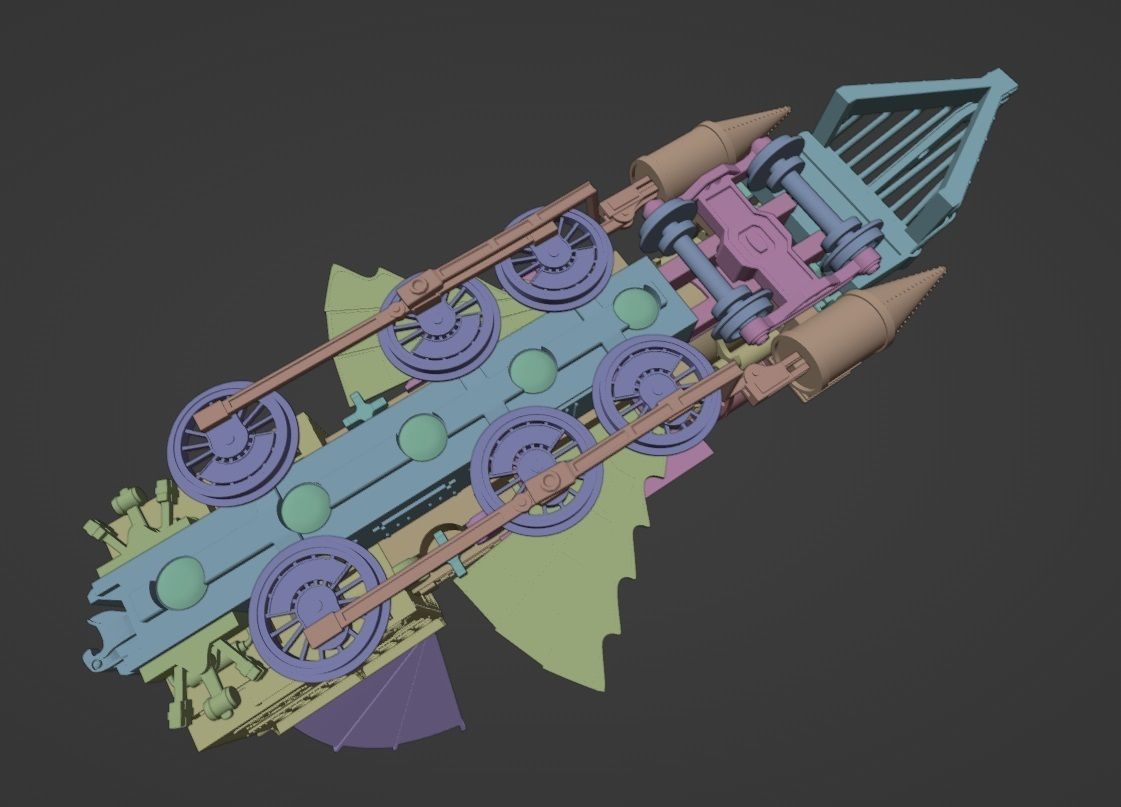 Back to the Future - Jules Verne Time Train 3D print model_13