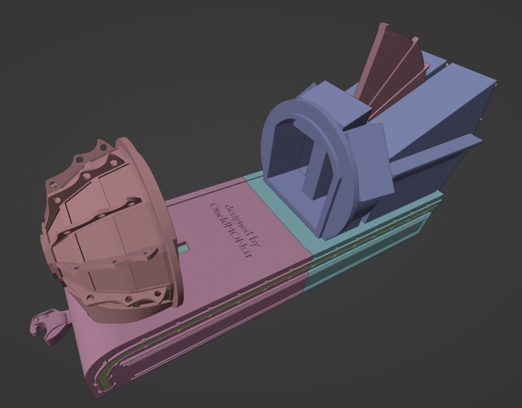 Back to the Future - Jules Verne Time Train 3D print model_20