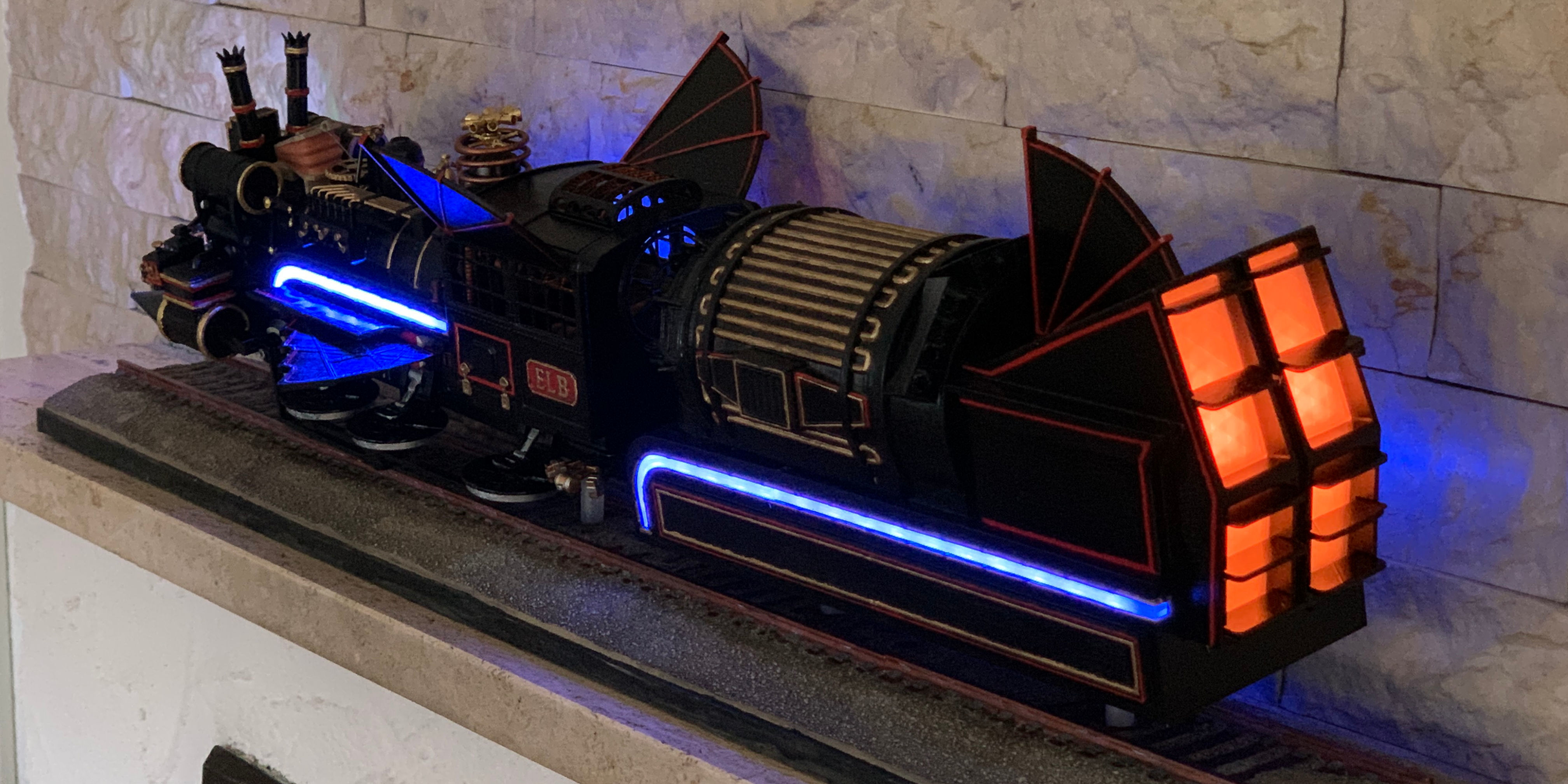Back to the Future - Jules Verne Time Train 3D print model_6