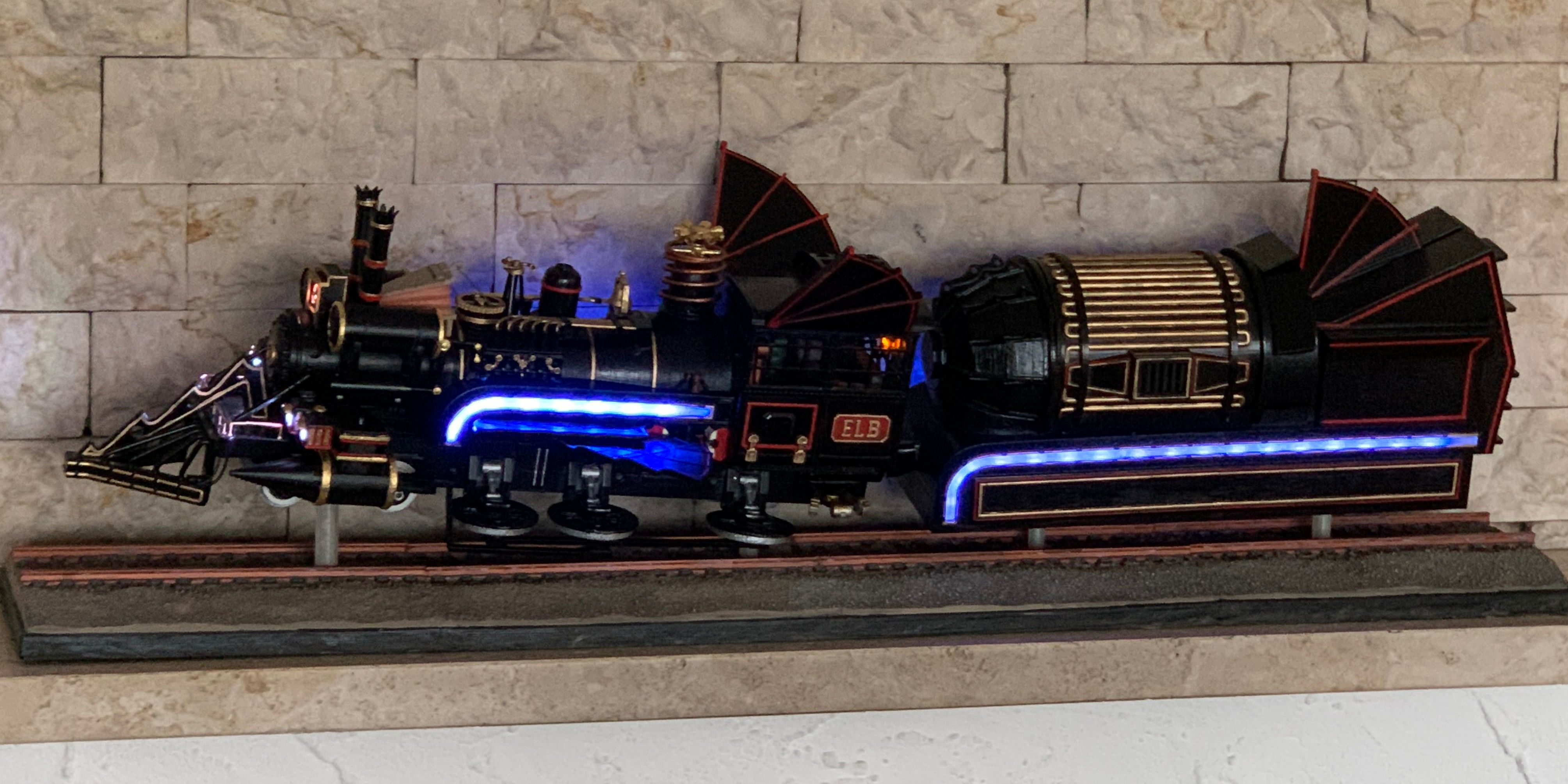 Back to the Future - Jules Verne Time Train 3D print model_3