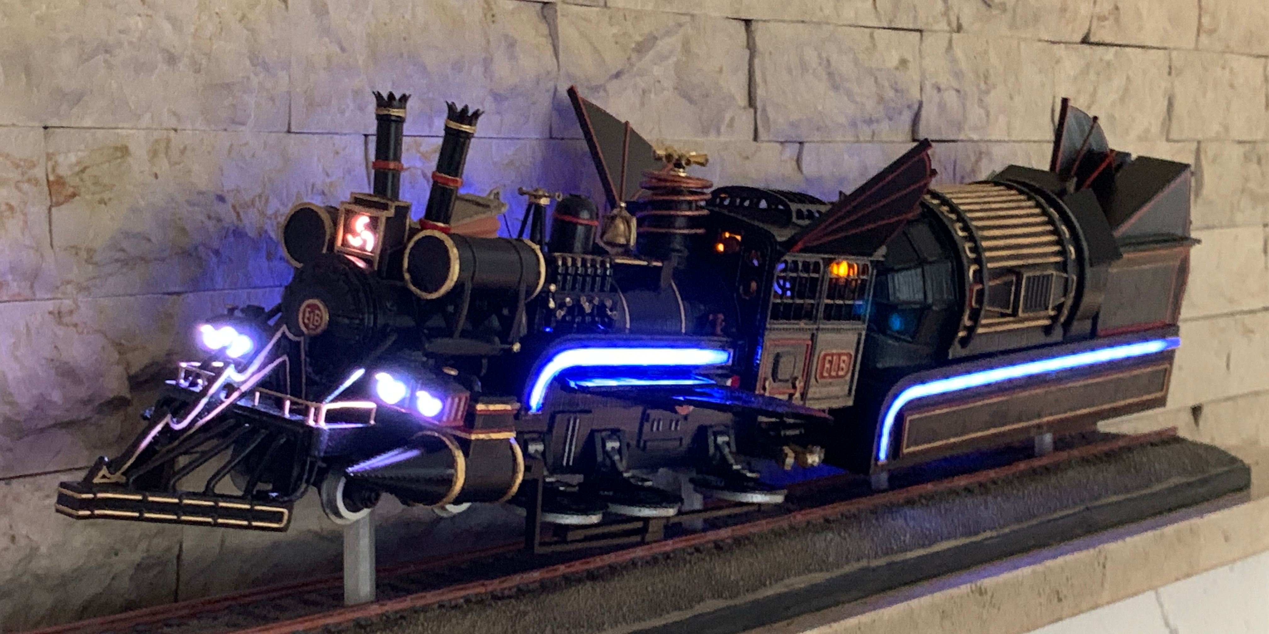 Back to the Future - Jules Verne Time Train 3D print model_4