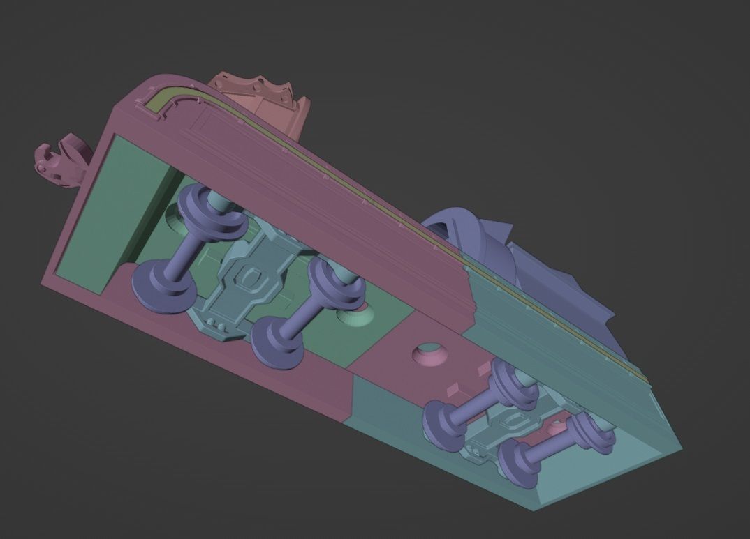 Back to the Future - Jules Verne Time Train 3D print model_21