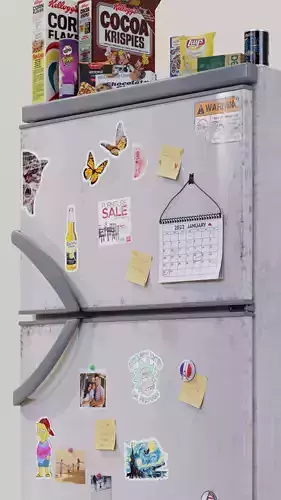 realistic fridge spongebob squarepants sticker