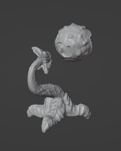 Man Eating Plant 3D print model_12