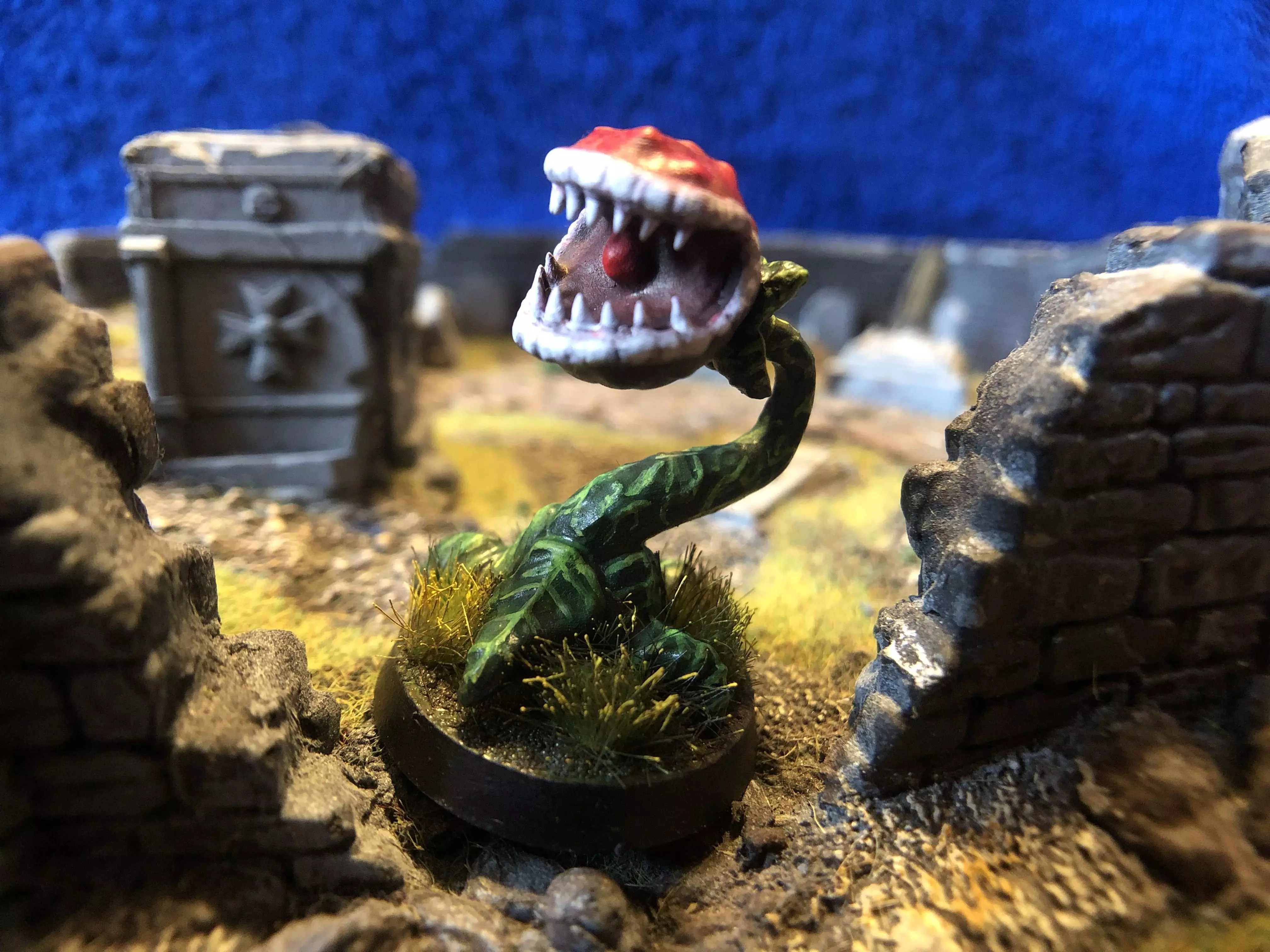 Man Eating Plant 3D print model_0