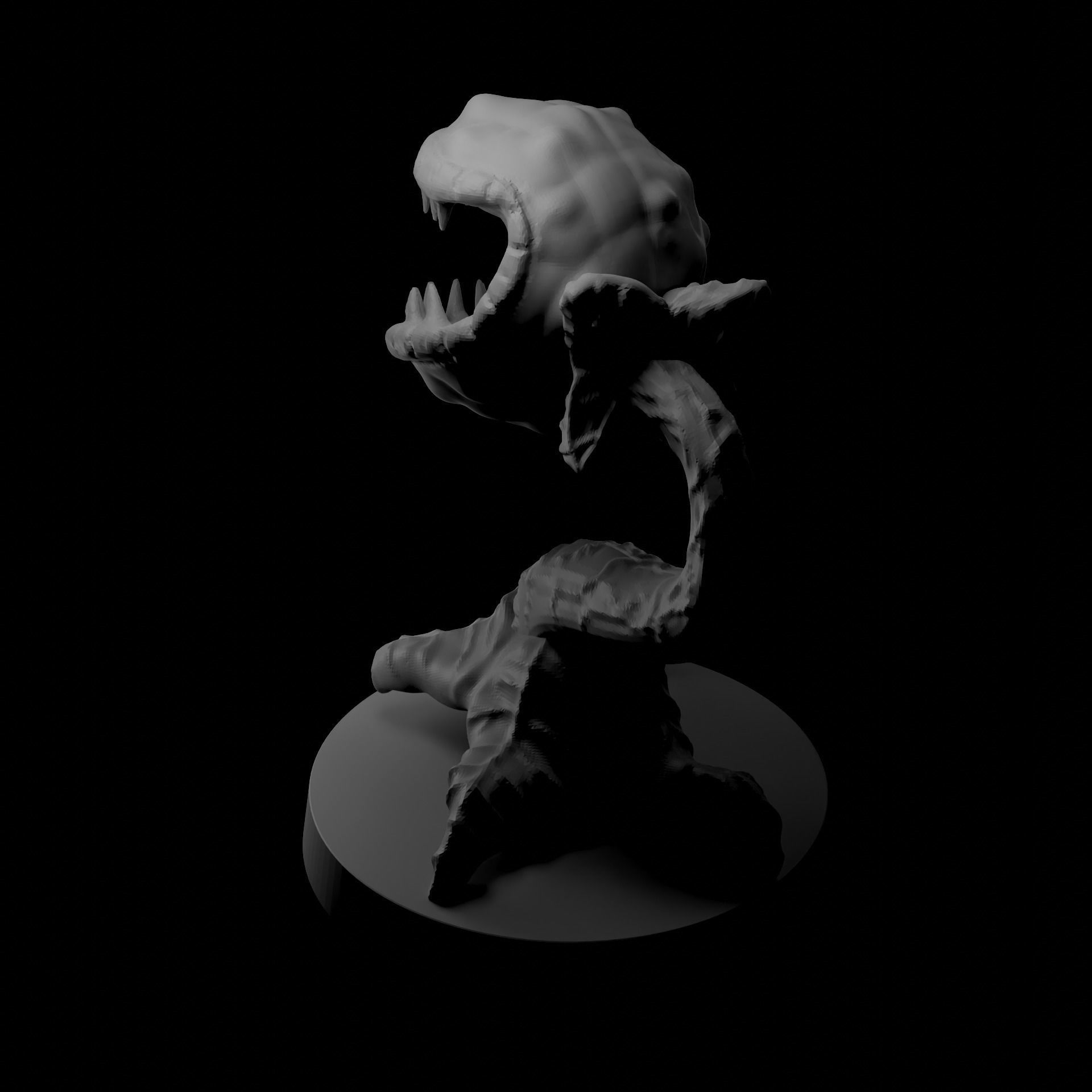 Man Eating Plant 3D print model_11