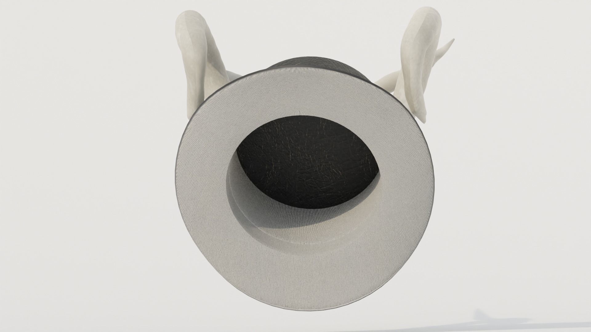 3D model Horned Top Hat VR / AR / lowpoly CGTrader