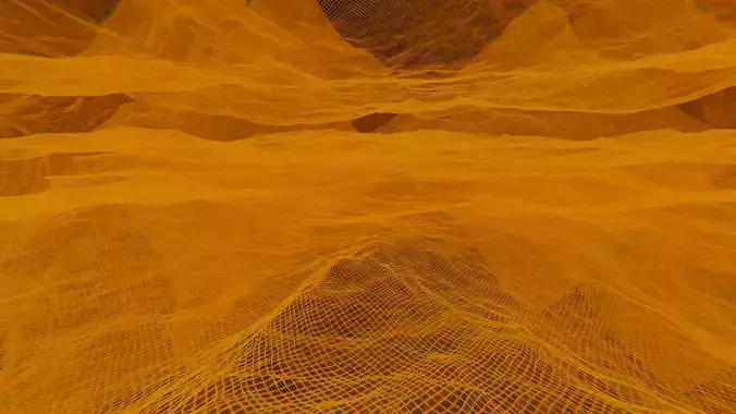 Wireframe 3D mesh  3D model