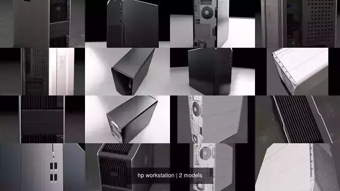 hp workstation 3D Model Collection